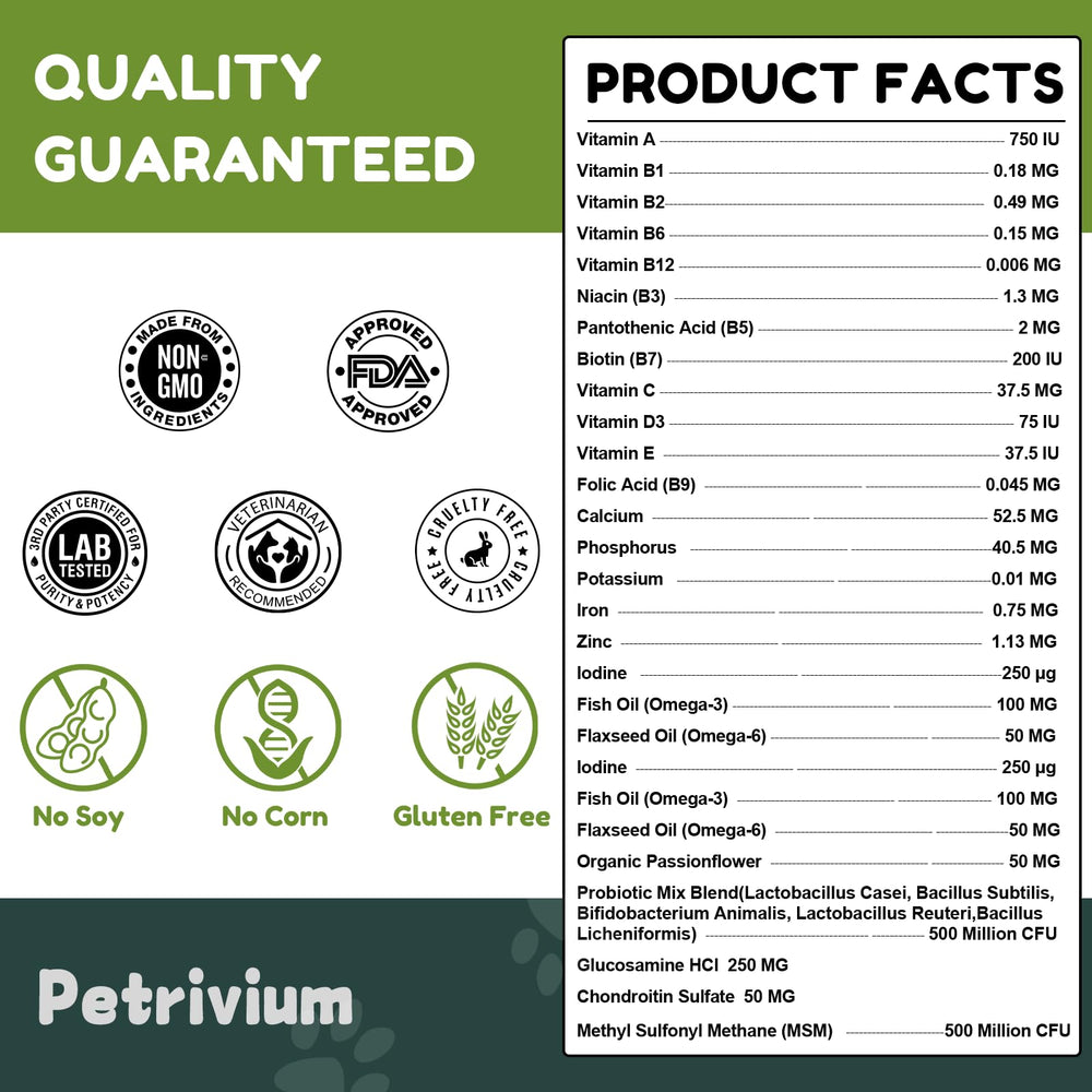 Petrivium Chien Formule Tout-En-Un: nutriments essentiels pour tous âges
