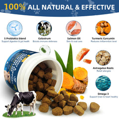 Petrivium Omega-3: peau saine et digestion du chien.