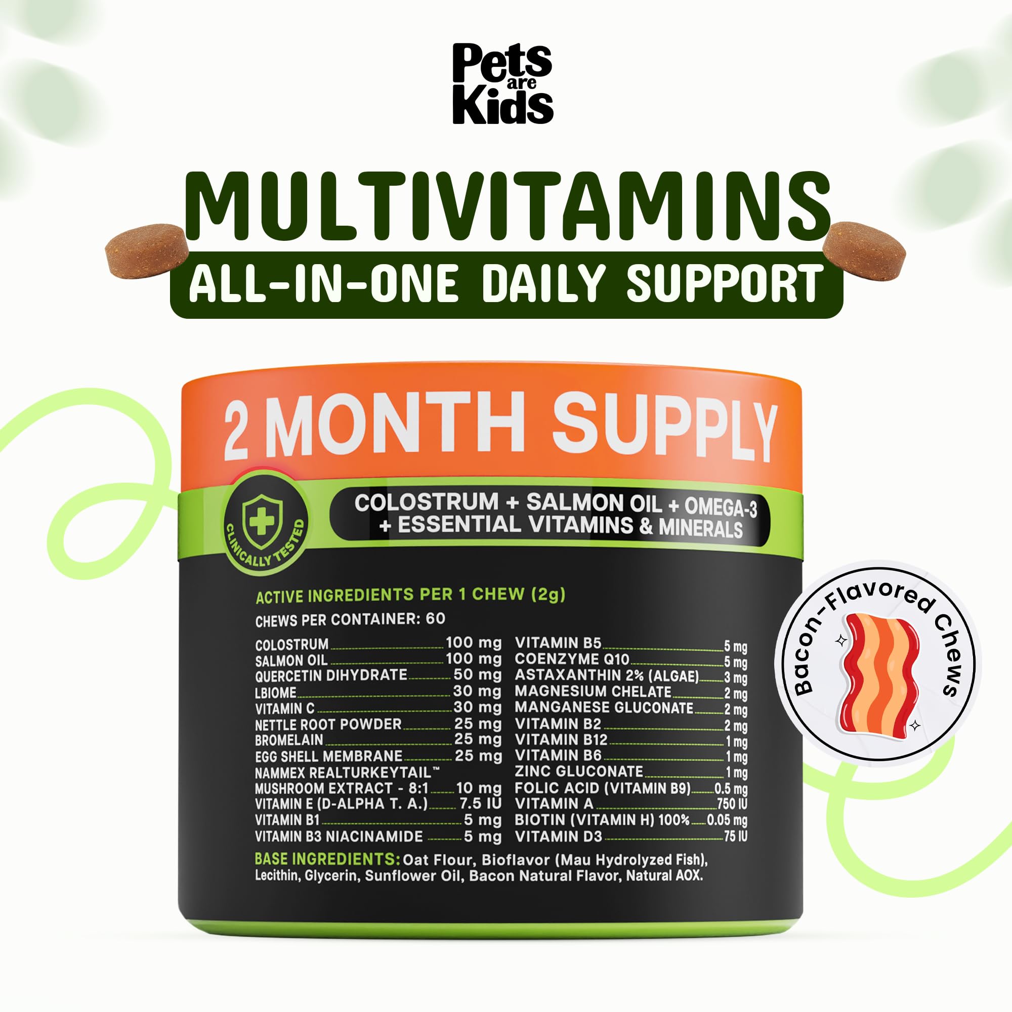 Pets Are Kids Too — dosage quotidien simple pour tous les chiens.