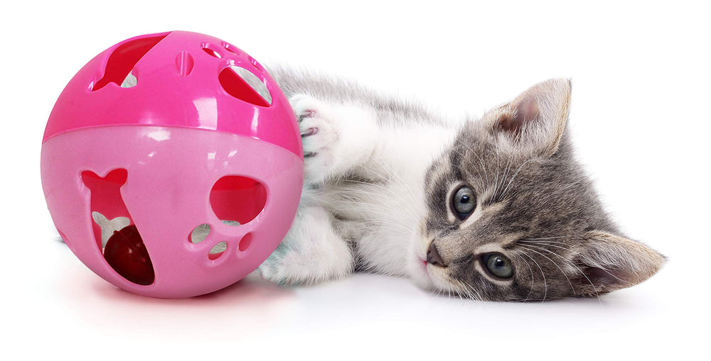Pets First balle chat clochette lumineuse attire l’attention et favorise l’exploration.