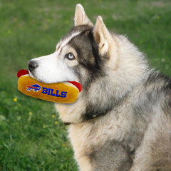 Peluche NFL Pets First, dimensions 8x5x3 pouces pour petites et moyennes tailles.