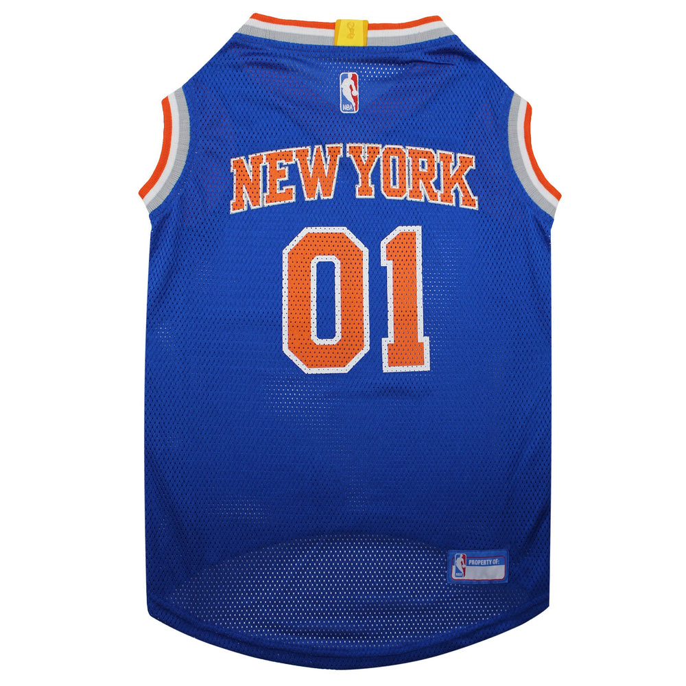 Pets First Knicks Jersey chien, vue avant, confort et esprit sportif.