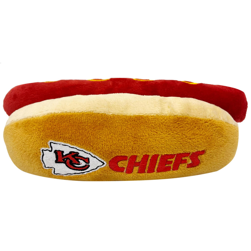 Pets First peluche hot-dog siffante, jouet interactif pour chien et chat.
