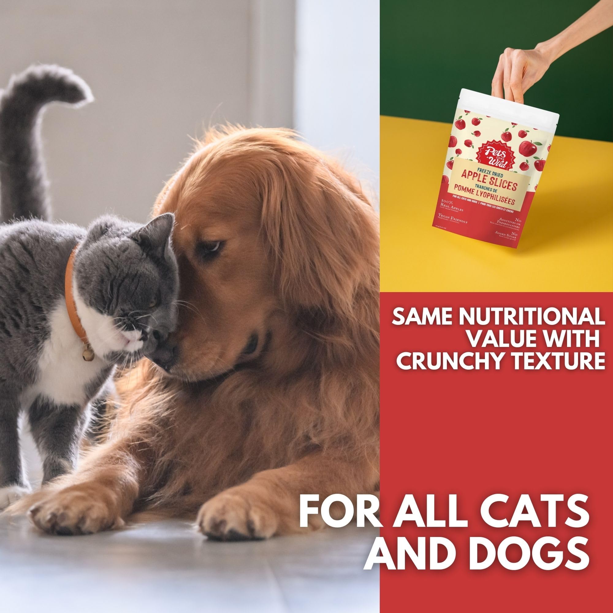 Pets Gone Wild – bienfaits pour digestion, fibres et vitamine C.