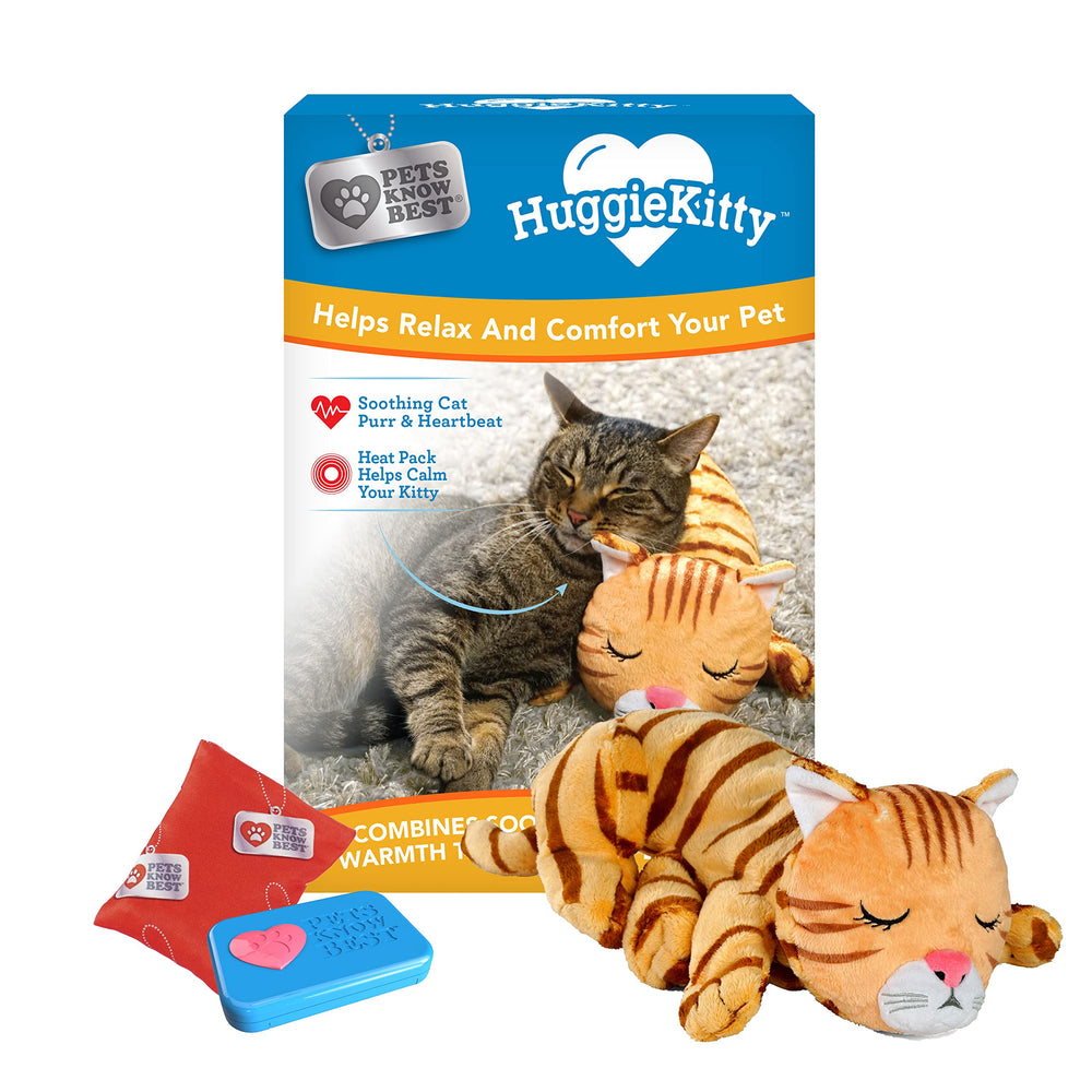 HuggieKitty de Pets Know Best – ronronnement réaliste pour calmer votre chat.