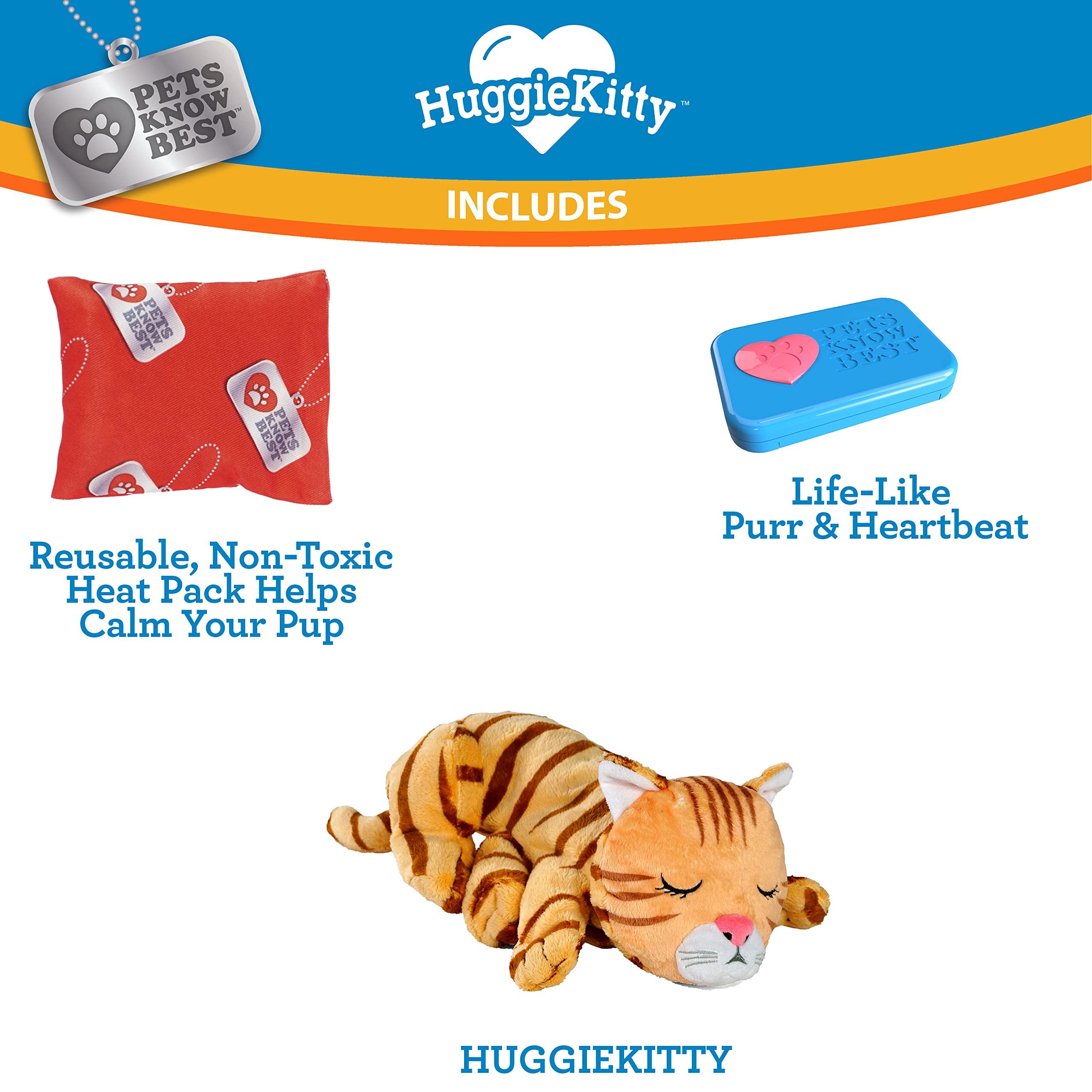 HuggieKitty – poche velcro facilitant l’accès au dispositif apaisant.