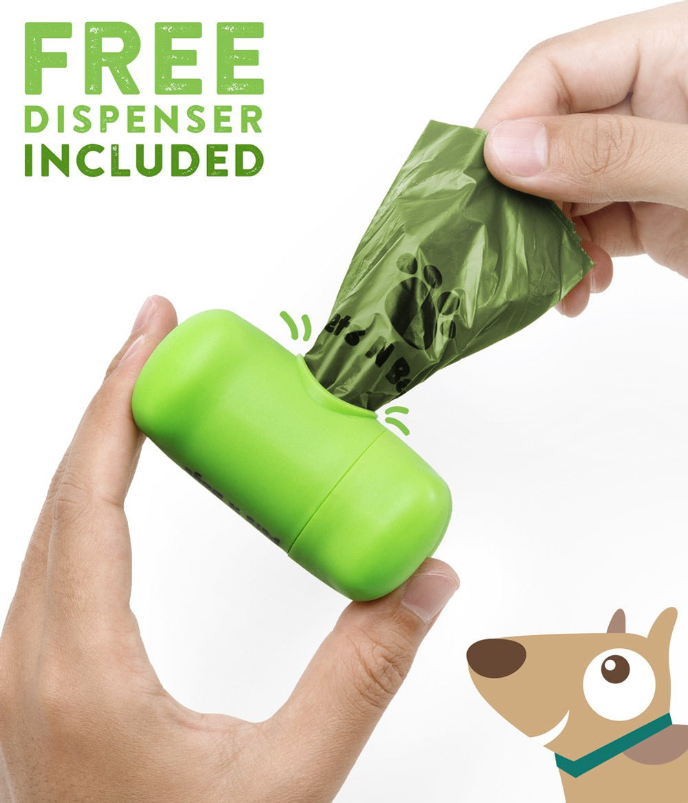 Ouverture facile et détachable des rouleaux Pets N Bags pour gagner du temps.