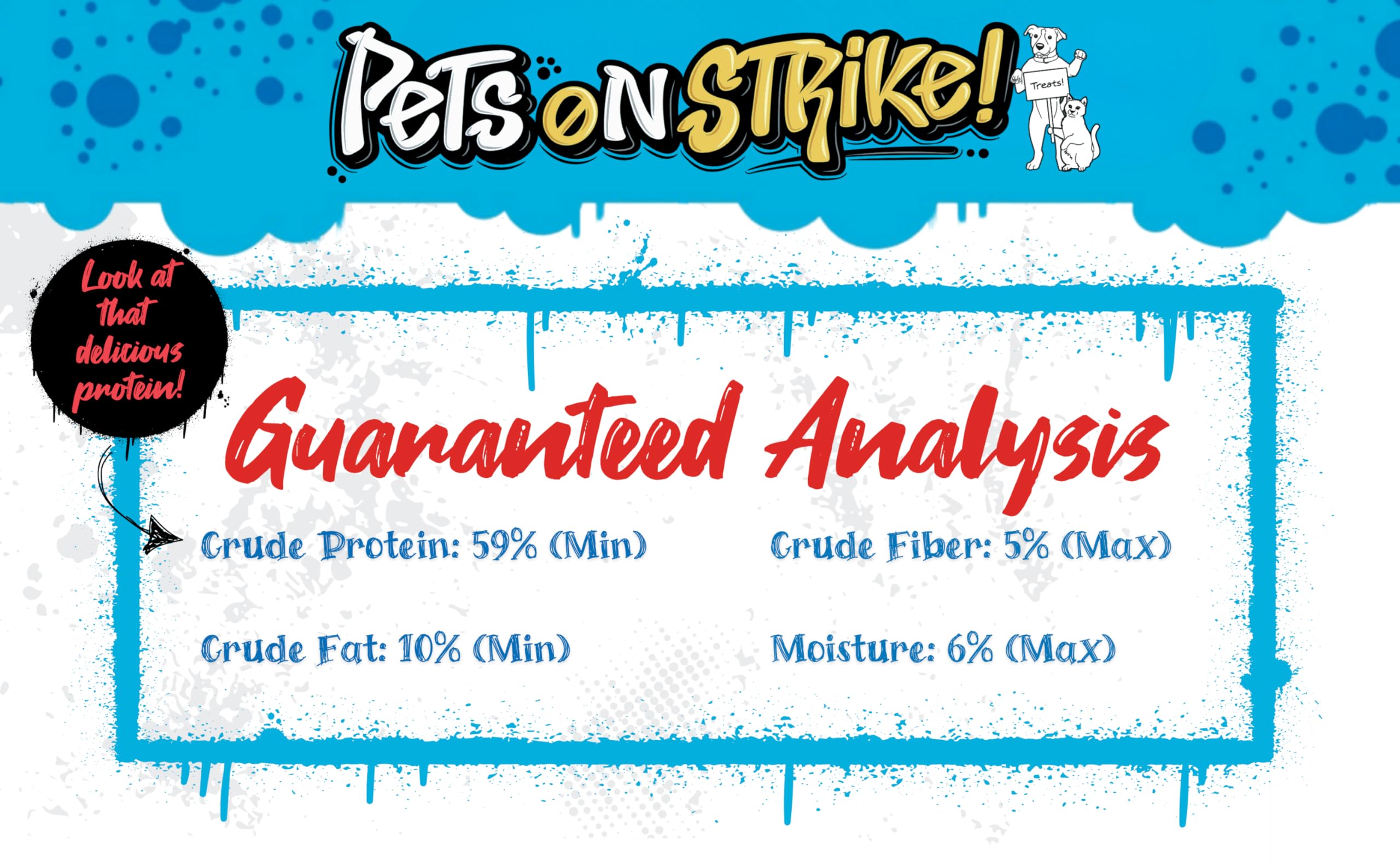 PETS ON STRIKE sans céréales — option simple et propre pour les friandises