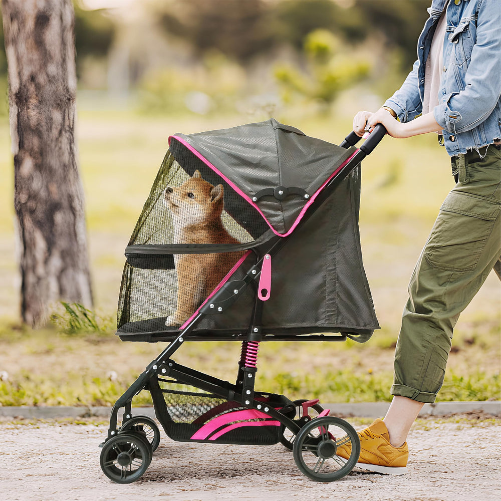 PETS TUFF Buddy Buggies: capote UV rétractable protège votre animal du soleil.