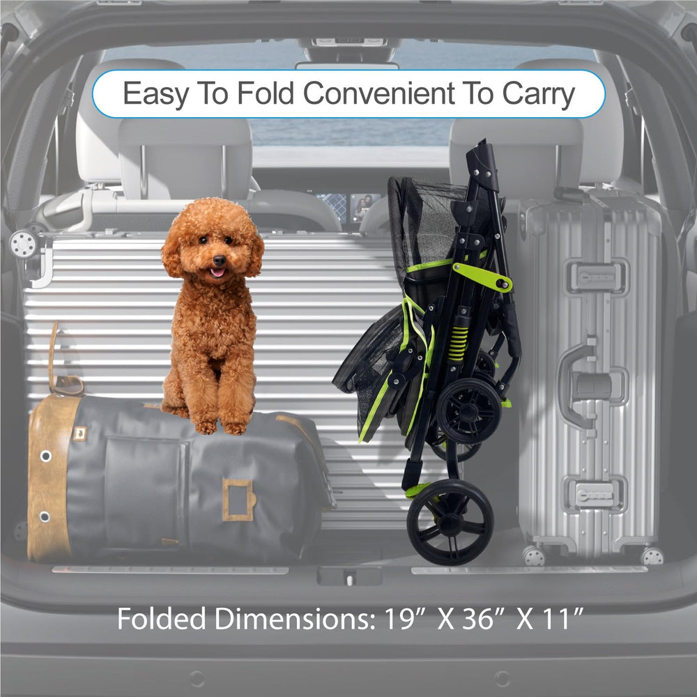 PETS TUFF Buddy Buggies: harnais de securite integre pour plus de tranquillite lors des pauses.