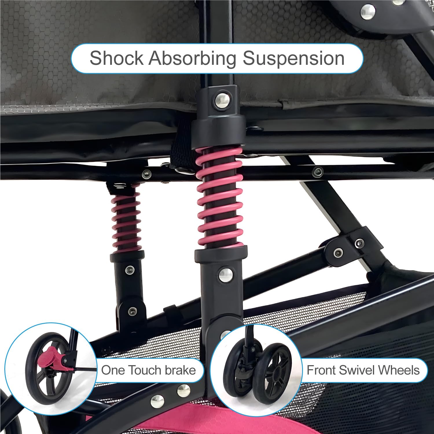PETS TUFF Buddy Buggies: toile lavable en machine pour un nettoyage rapide.