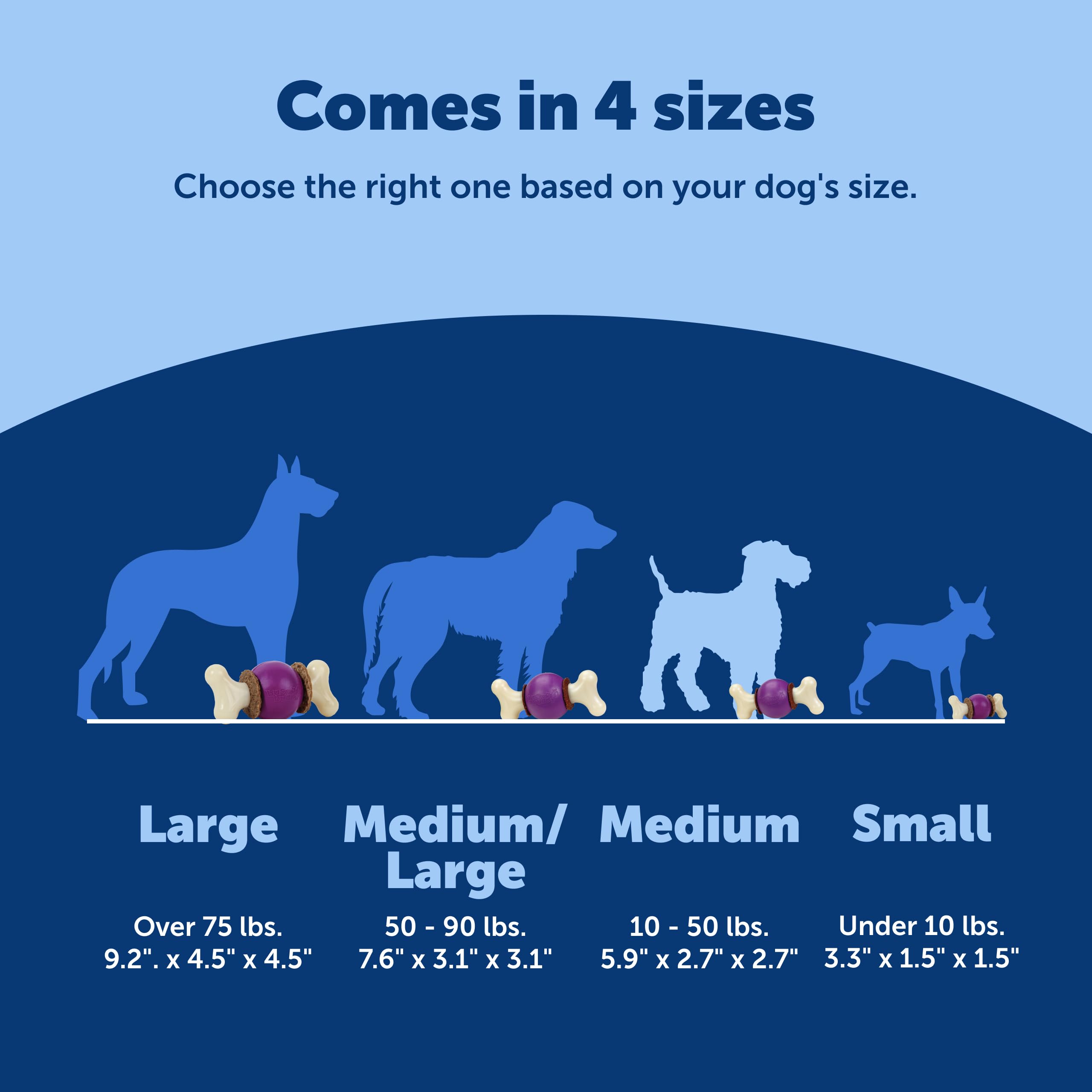 PetSafe Busy Buddy Bouncy Bone – nettoyage rapide et lave-vaisselle.