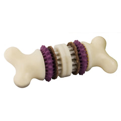PetSafe Busy Buddy Bristle Bone: surfaces texturées pour masser les gencives.