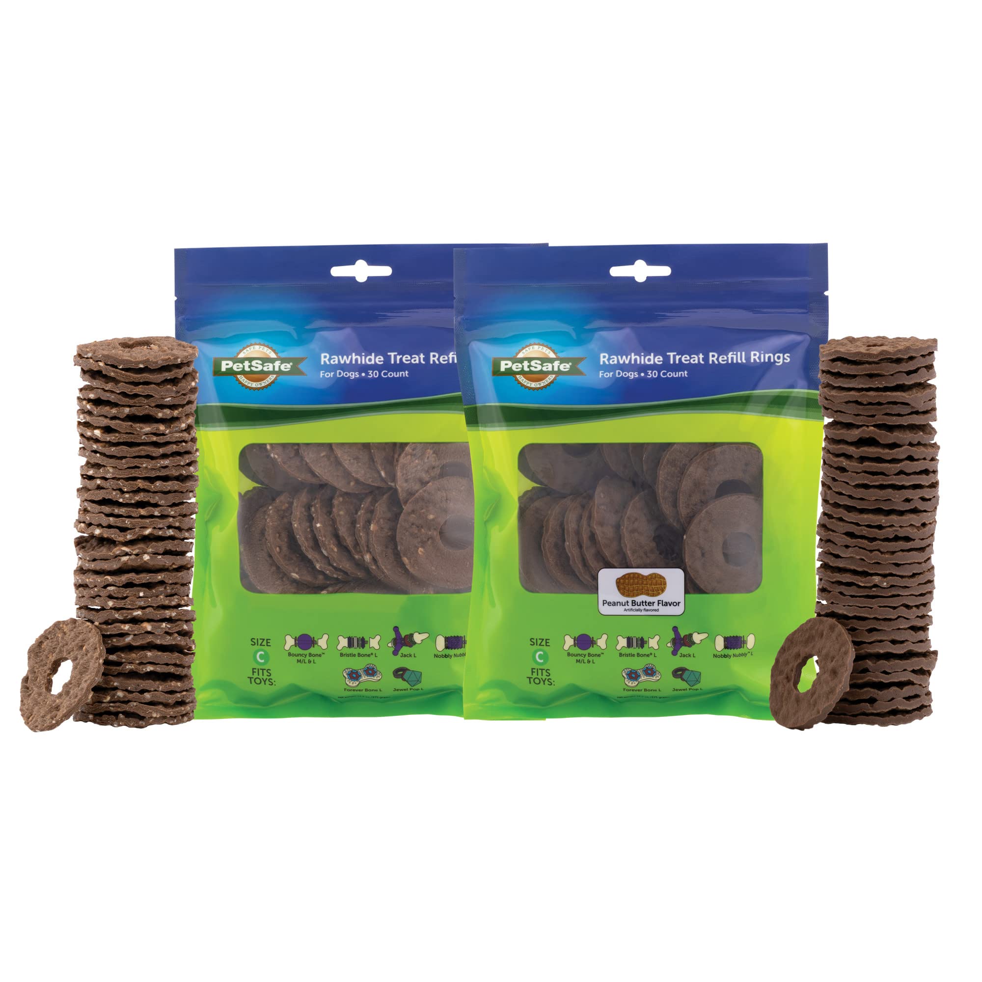 PetSafe Busy Buddy anneau-traitement beurre cacahuete: divertit et récompense lors de l'entraînement
