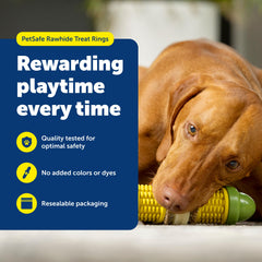 PetSafe Busy Buddy anneaux naturels arôme original: saveur attrayante pour renforcer le comportement positif.