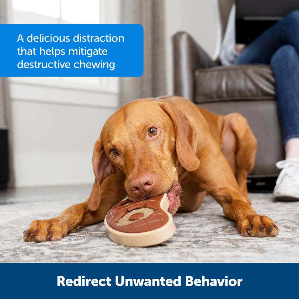 Emballage réfermable PetSafe Busy Buddy préservant la fraîcheur entre les sessions.