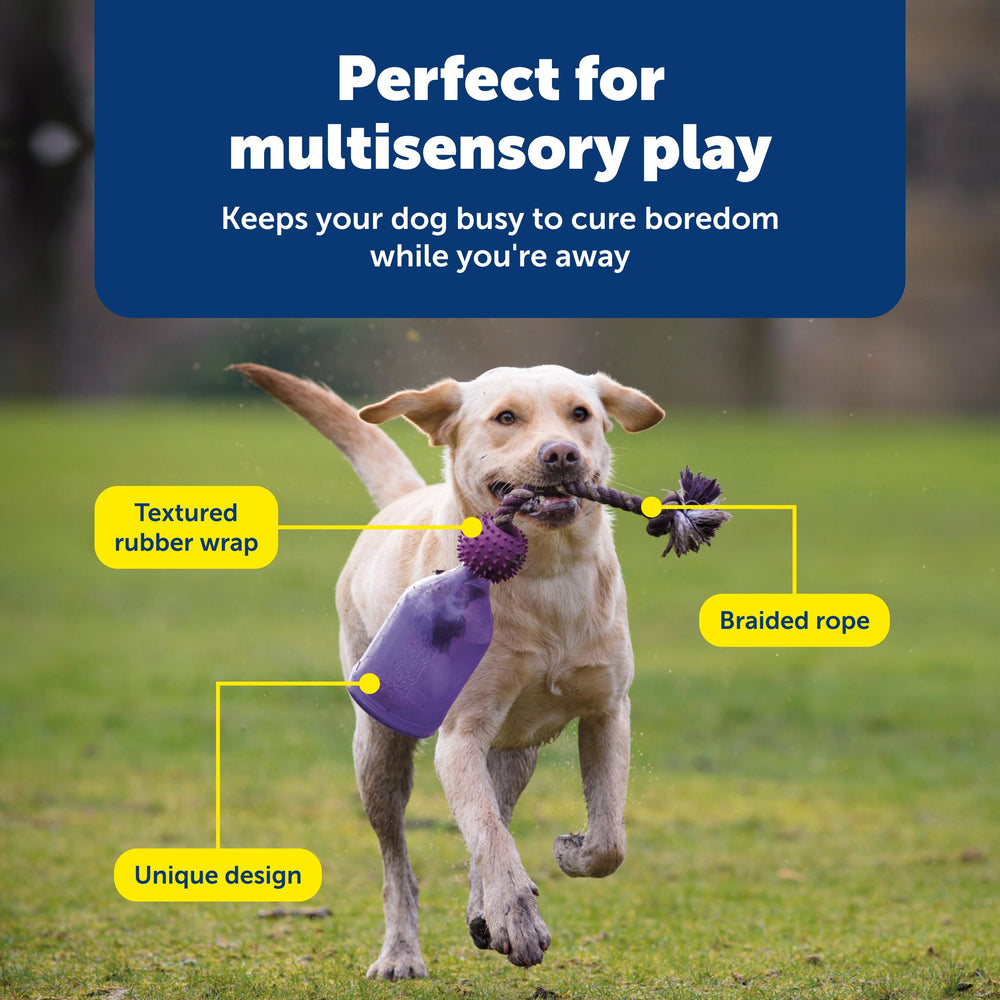 PetSafe Tug-A-Jug montre le mécanisme de distribution lente.