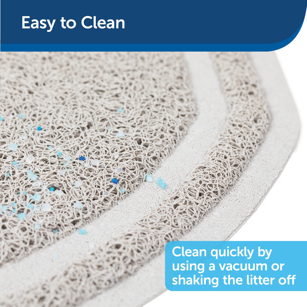 Vue de l’arrière étanche du tapis PetSafe assurant une protection contre les fuites.
