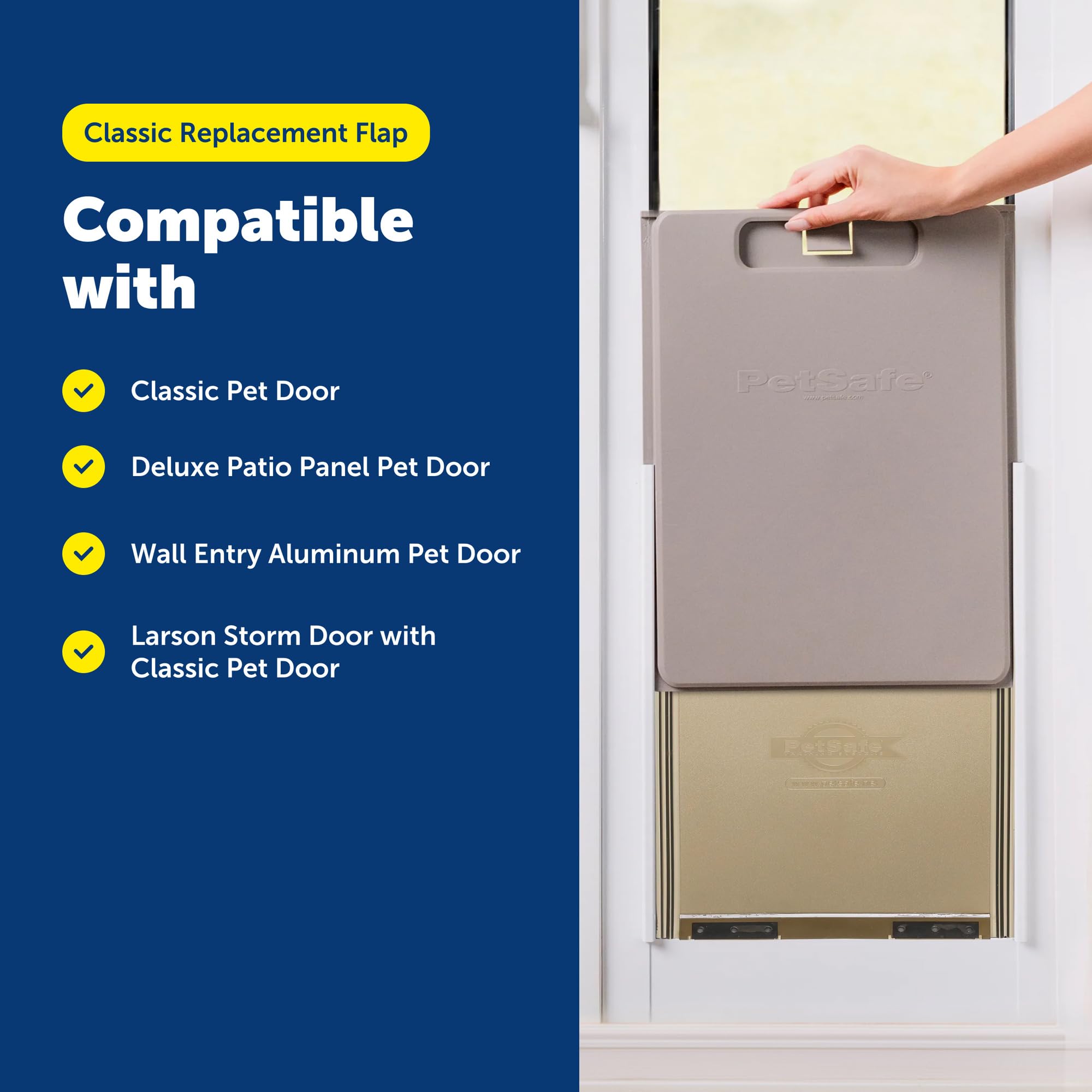 PetSafe Classic – matériau durable et facile à nettoyer pour usage intérieur et extérieur.