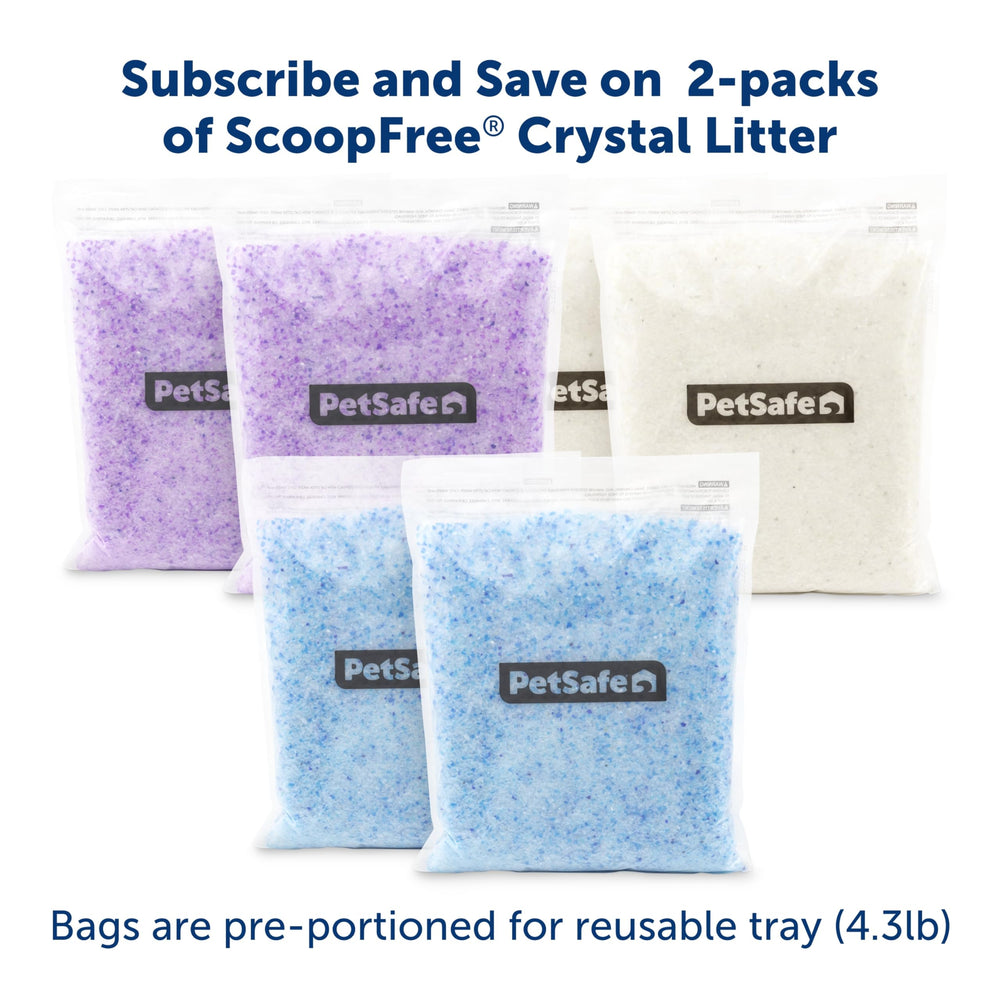 Compatibilité PetSafe avec boîtes ScoopFree et plateaux réutilisables.