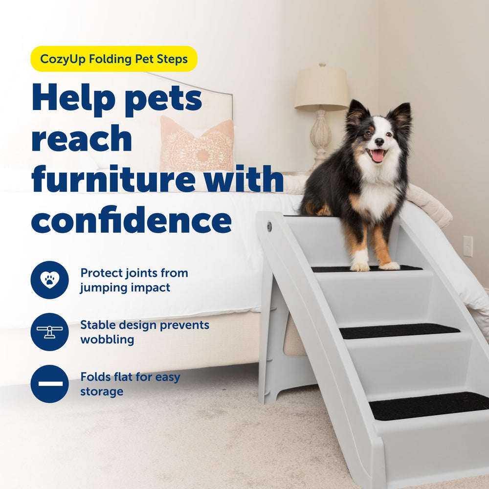 Petsafe CozyUp anti-glisse avec rails latéraux pour stabilité.