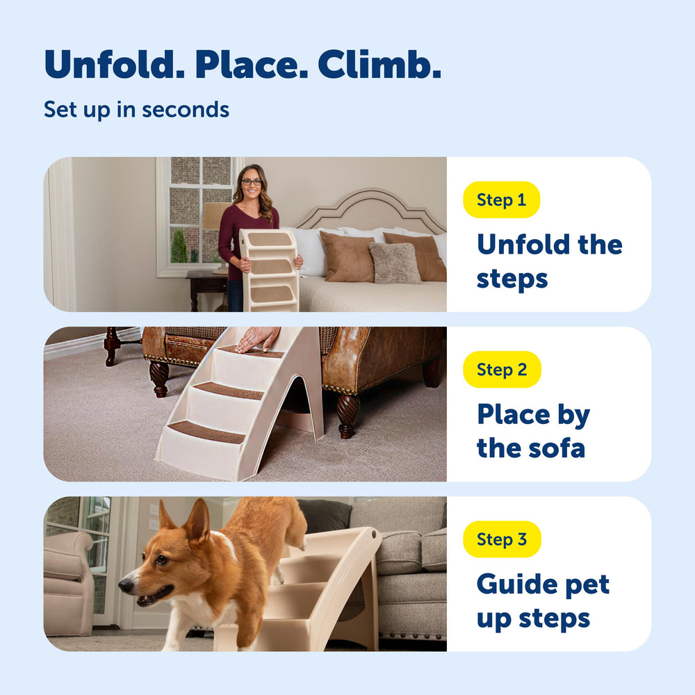 PetSafe CozyUp dimensions 28x18x25 pouces adaptées canapé