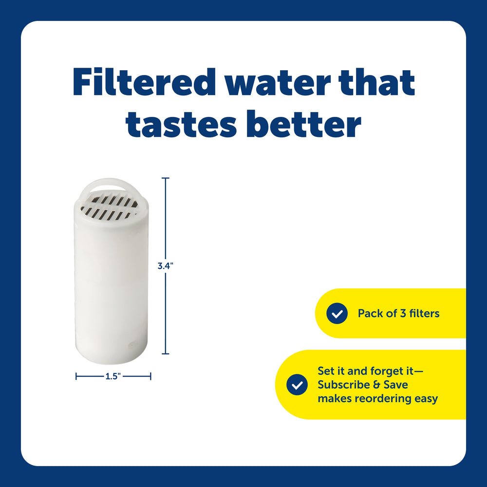PetSafe Drinkwell 360 filtre-carbone améliore la filtration et le goût.
