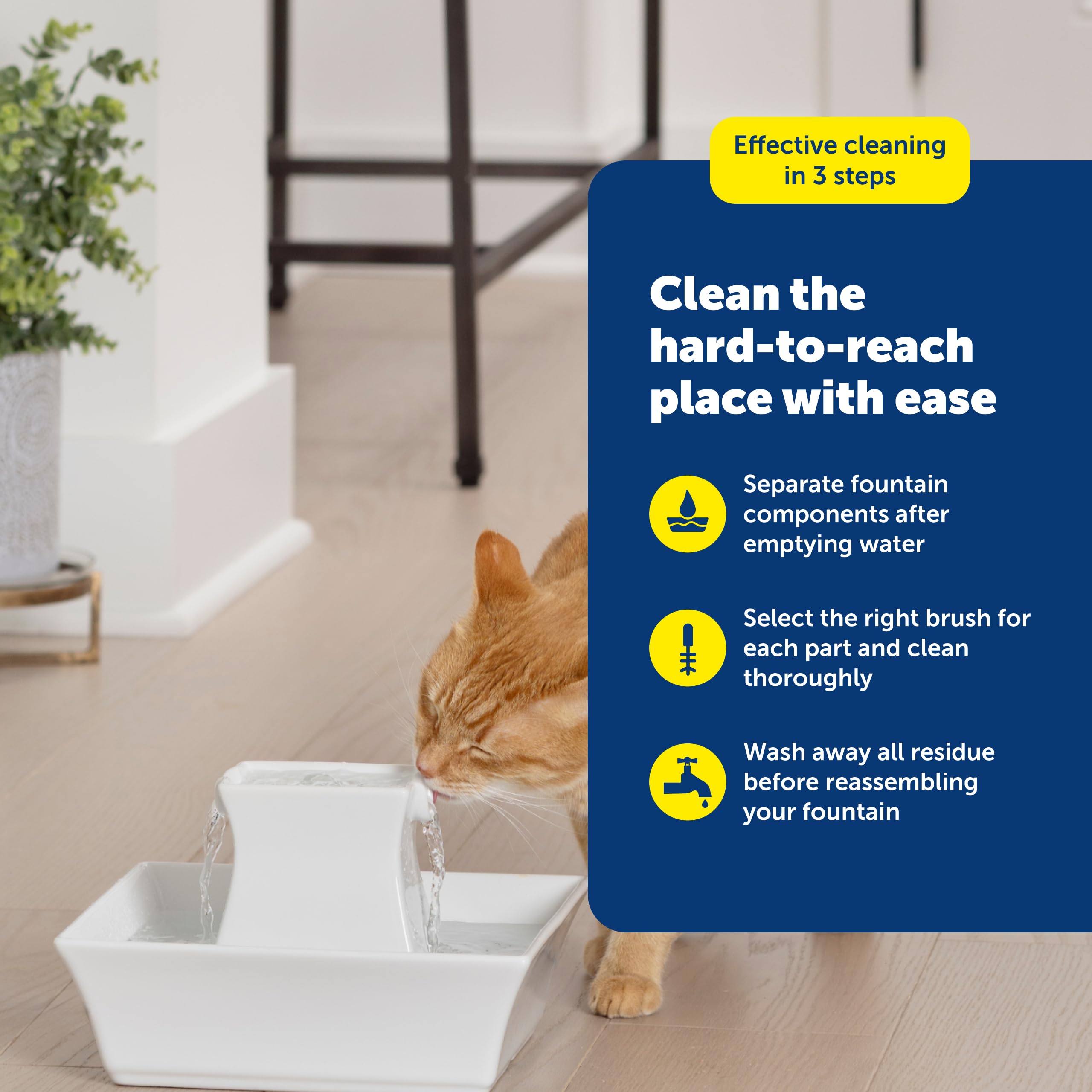 Ensemble d'outils PetSafe Drinkwell, kit complet pour l'entretien.