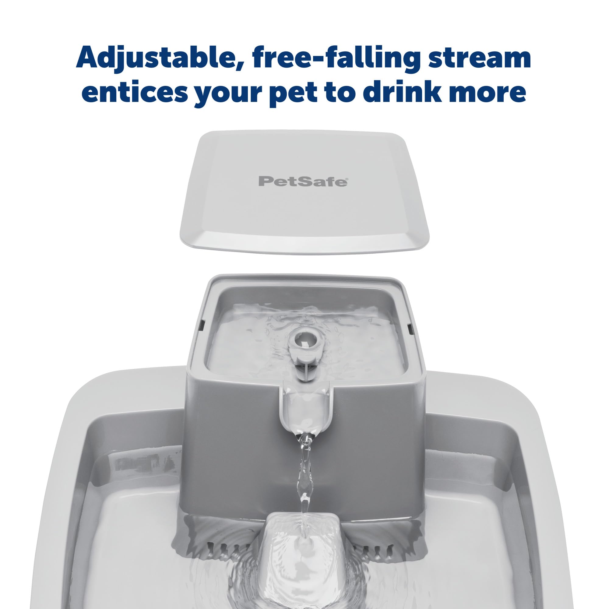 PetSafe Drinkwell: flux désactivable pour chat timide.