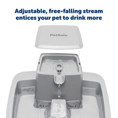 PetSafe Drinkwell: flux désactivable pour chat timide.