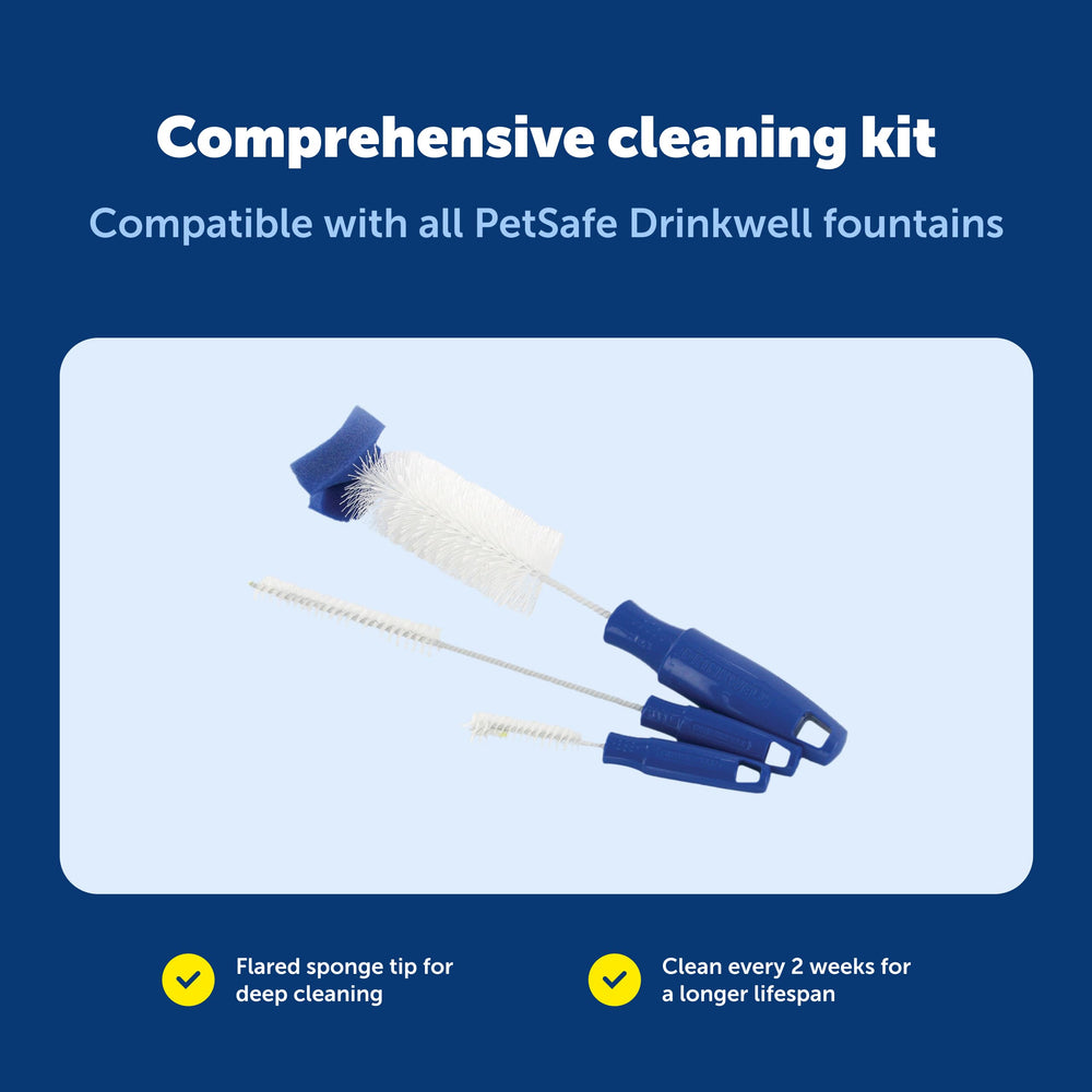 Nettoyage Angulations et Courbes PetSafe Drinkwell pour coins difficiles.