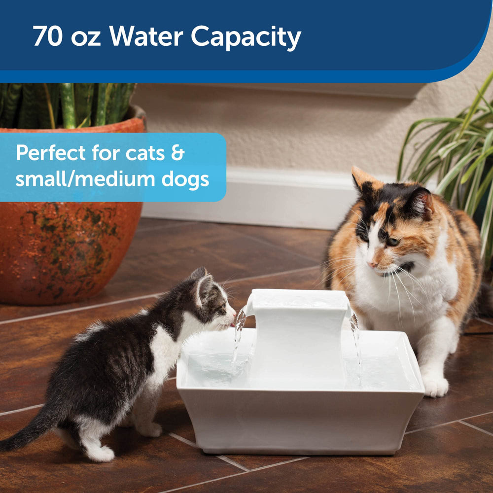 PetSafe Drinkwell Pagoda double jets, encourage l’hydratation continue