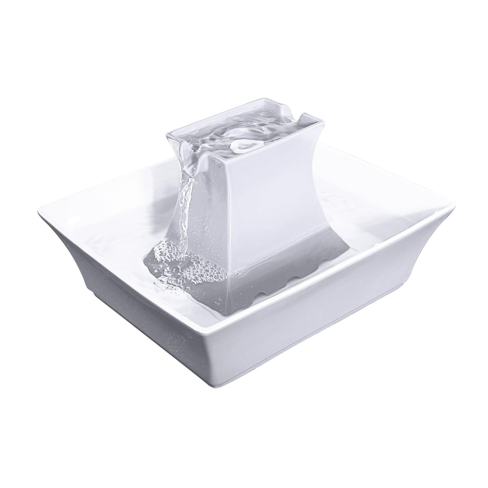 PetSafe Drinkwell Pagoda fontaine en céramique, hydratation propre pour chats et chiens