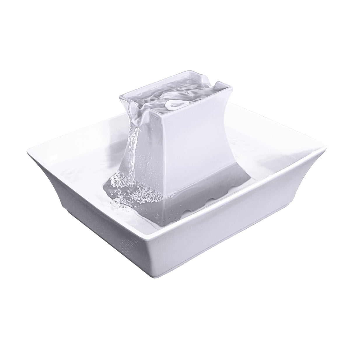 PetSafe Drinkwell Pagoda fontaine en céramique, hydratation propre pour chats et chiens