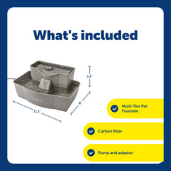 PetSafe Drinkwell pompe circulante silencieuse, eau continue sans bruit.