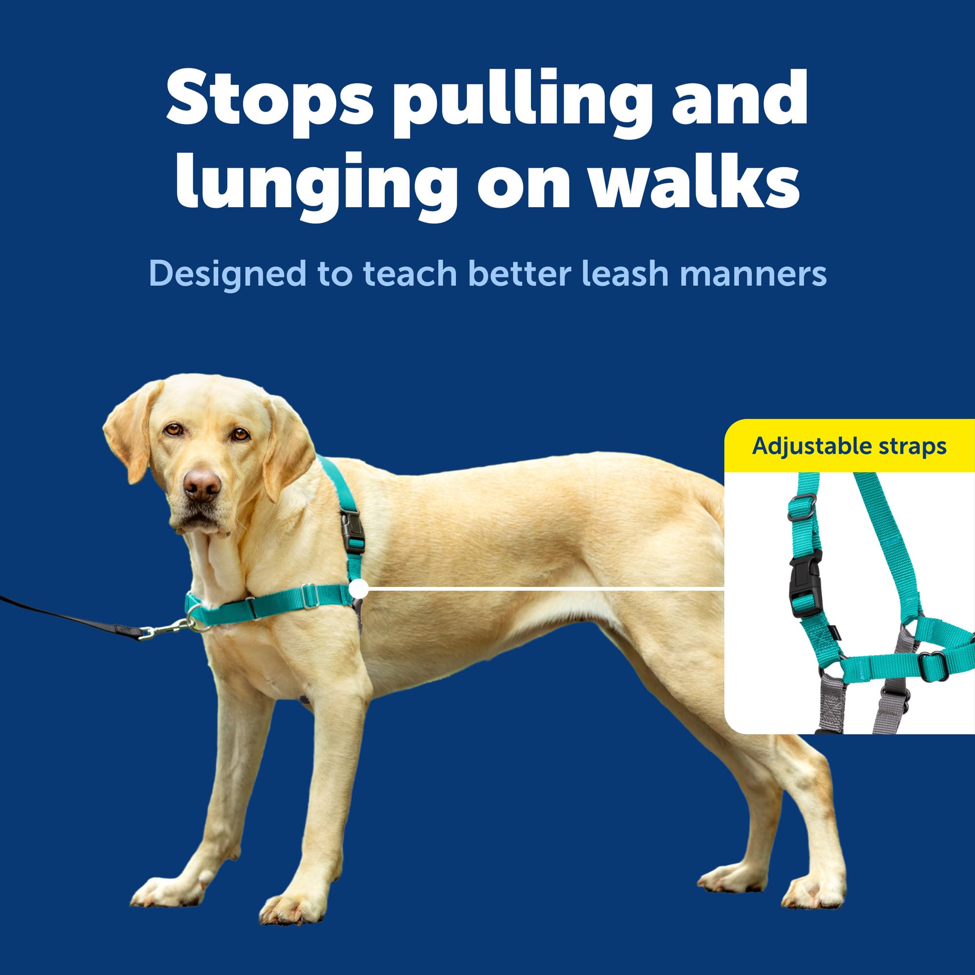 Harnais PetSafe Easy Walk, bretelles confort ajustables et faciles à régler