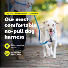 Harnais PetSafe Easy Walk anti-traction, vue arrière, répartition du poids et sécurité.