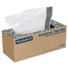 PetSafe emballe les doublures dans l emballage, prêt a changer le bac