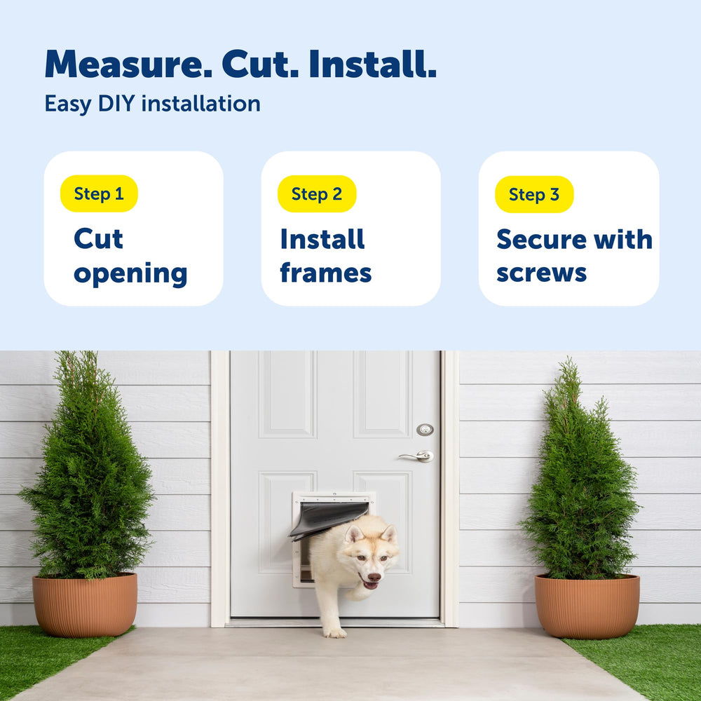 Accès multi-animaux avec la porte PetSafe Extreme Weather.
