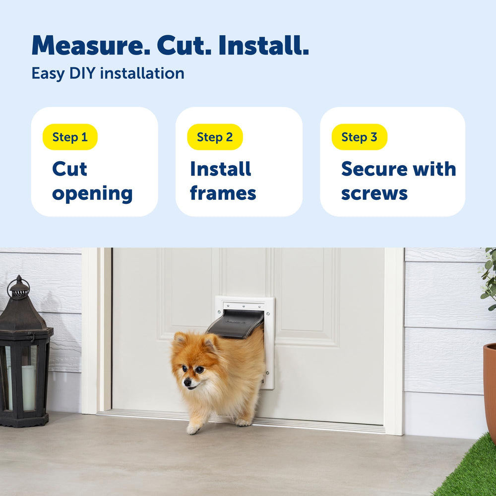 Compatibilité avec portes bois PVC ou métal PetSafe.