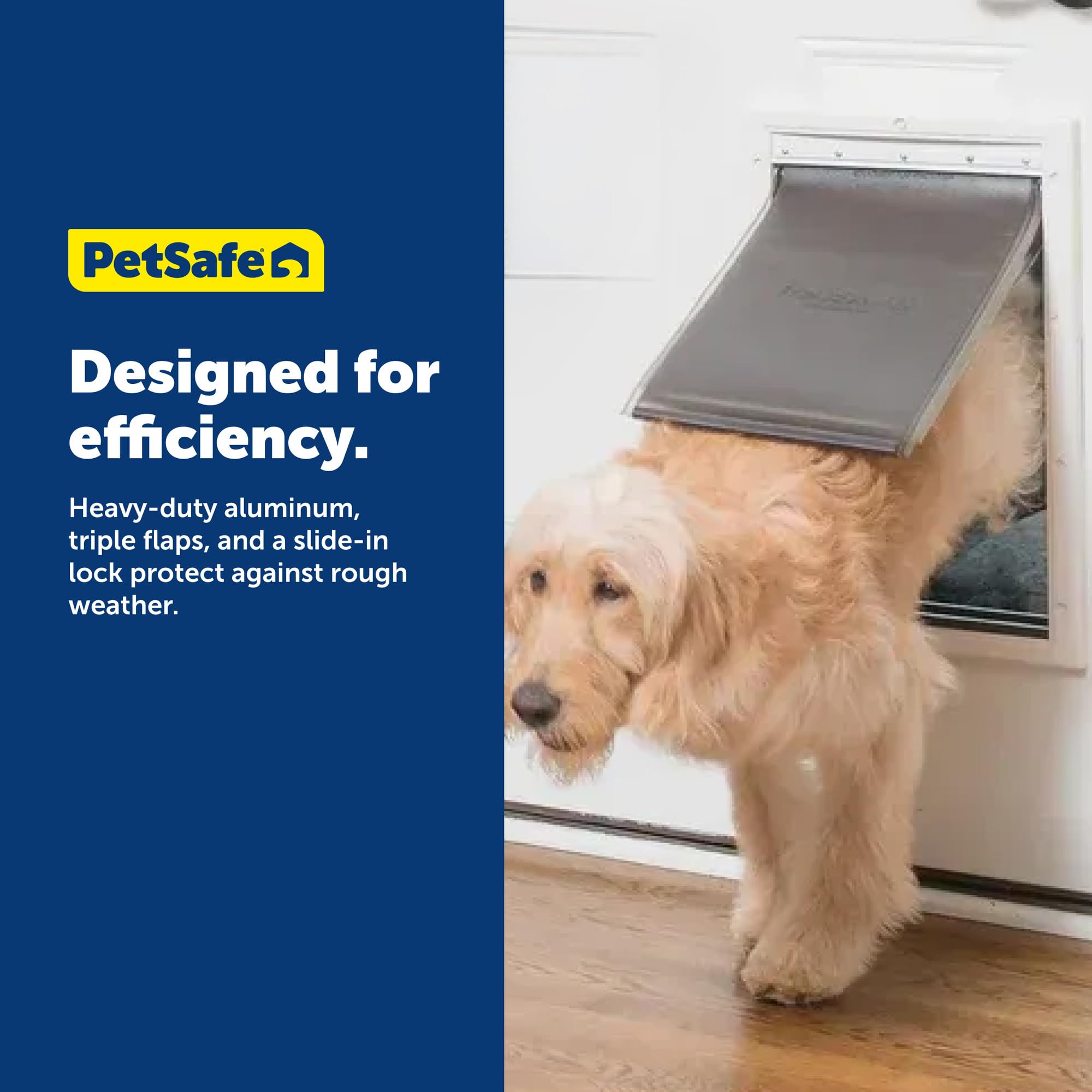 Porte pour chien grande taille PetSafe jusqu'à 45 kg.