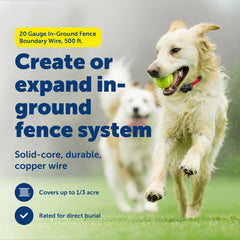 Petsafe fil souterrain 20ga cuivre, solide et durable pour clôture invisible.