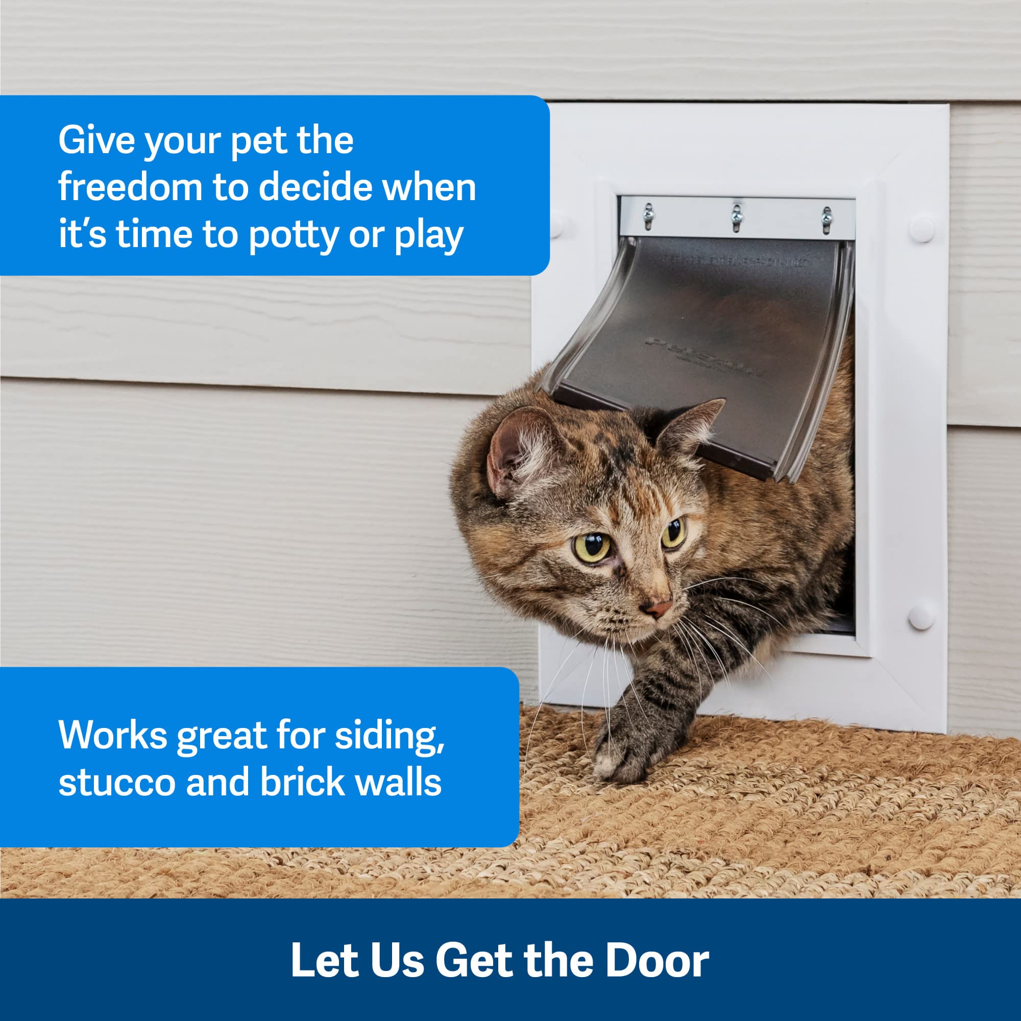 Volet isolé et lavable PetSafe – entretien rapide et confort thermique.