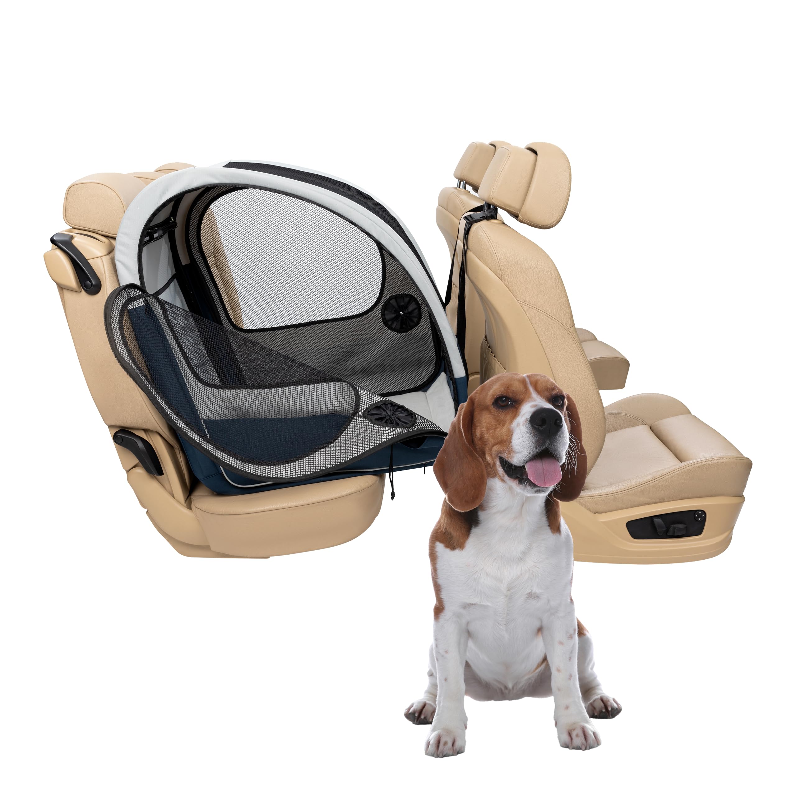 PetSafe Happy Ride – cadre aluminium robuste pour sécurité en trajet