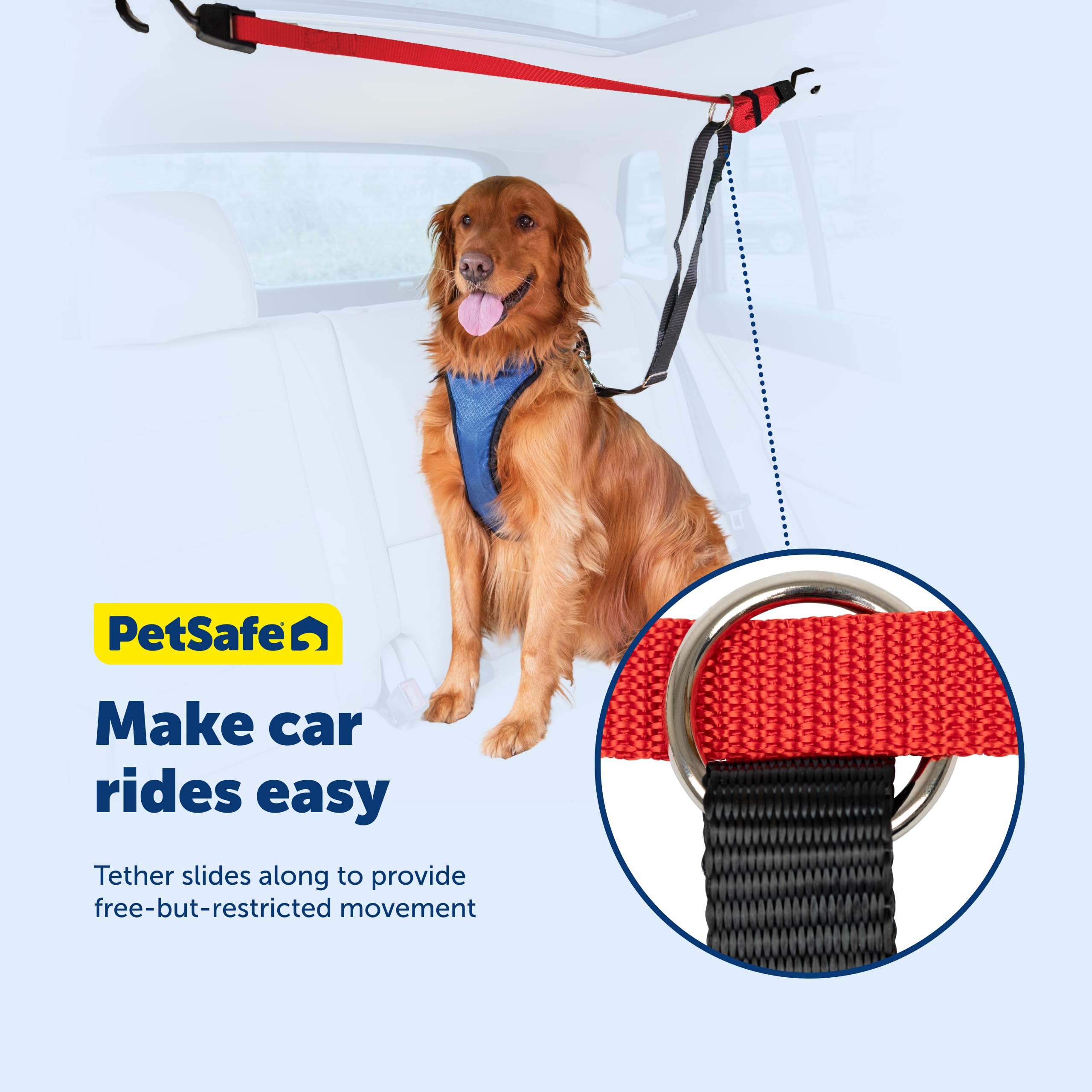 Compatibilite avec la plupart des vehicules et harnais Happy Ride.