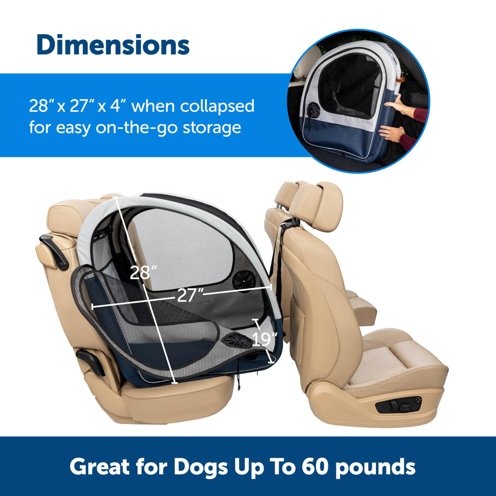 PetSafe Happy Ride – design pliable avec poignée en cuir pour le transport