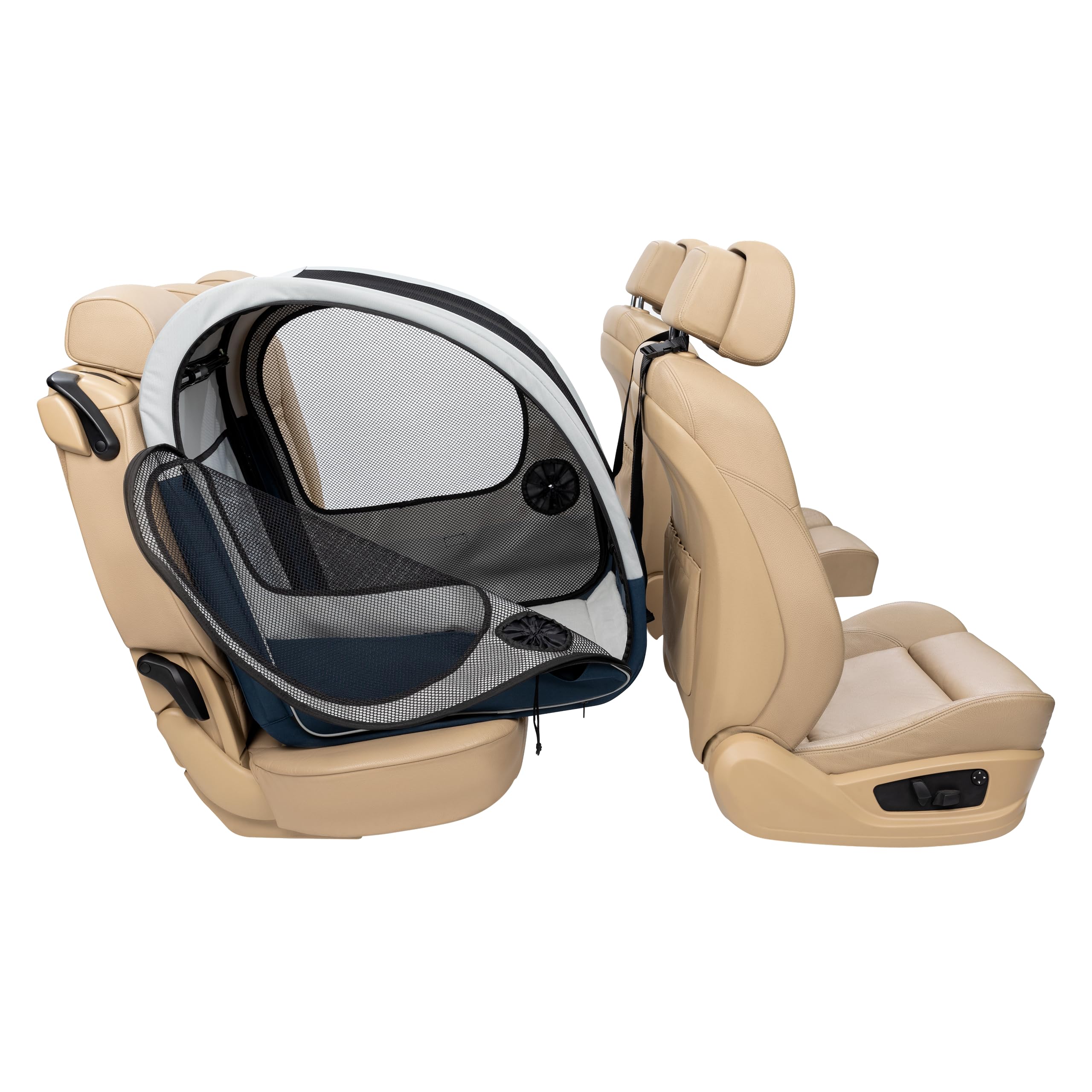 PetSafe Happy Ride – fenêtres maille pour ventilation et vue extérieure