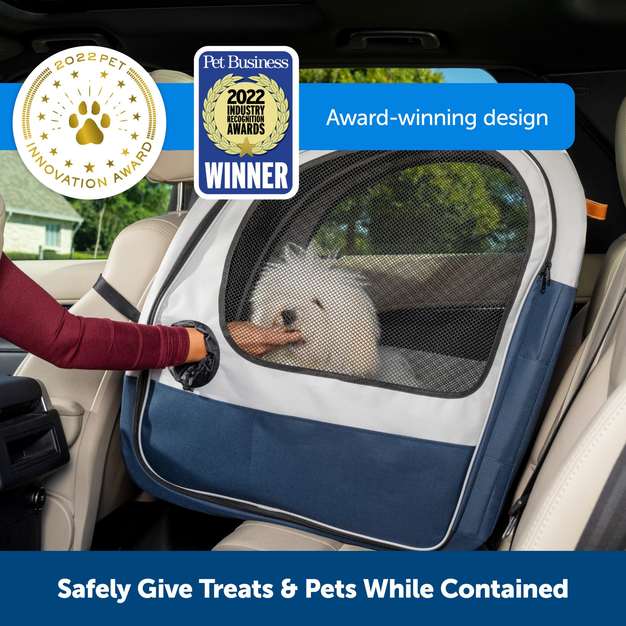 PetSafe Happy Ride – portes latérales doubles pour un accès rapide
