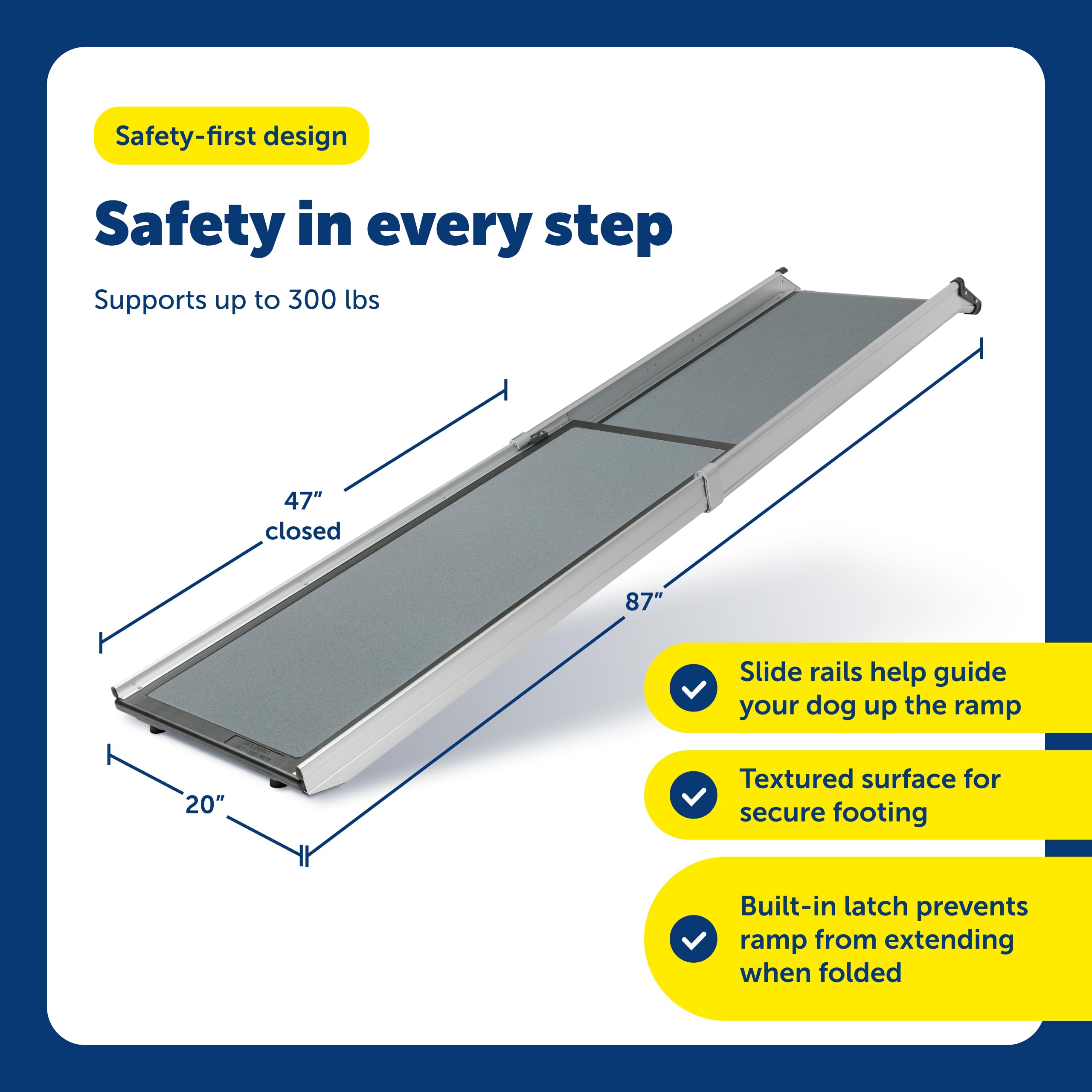 Petsafe Happy Ride est légère et durable, facile à transporter.