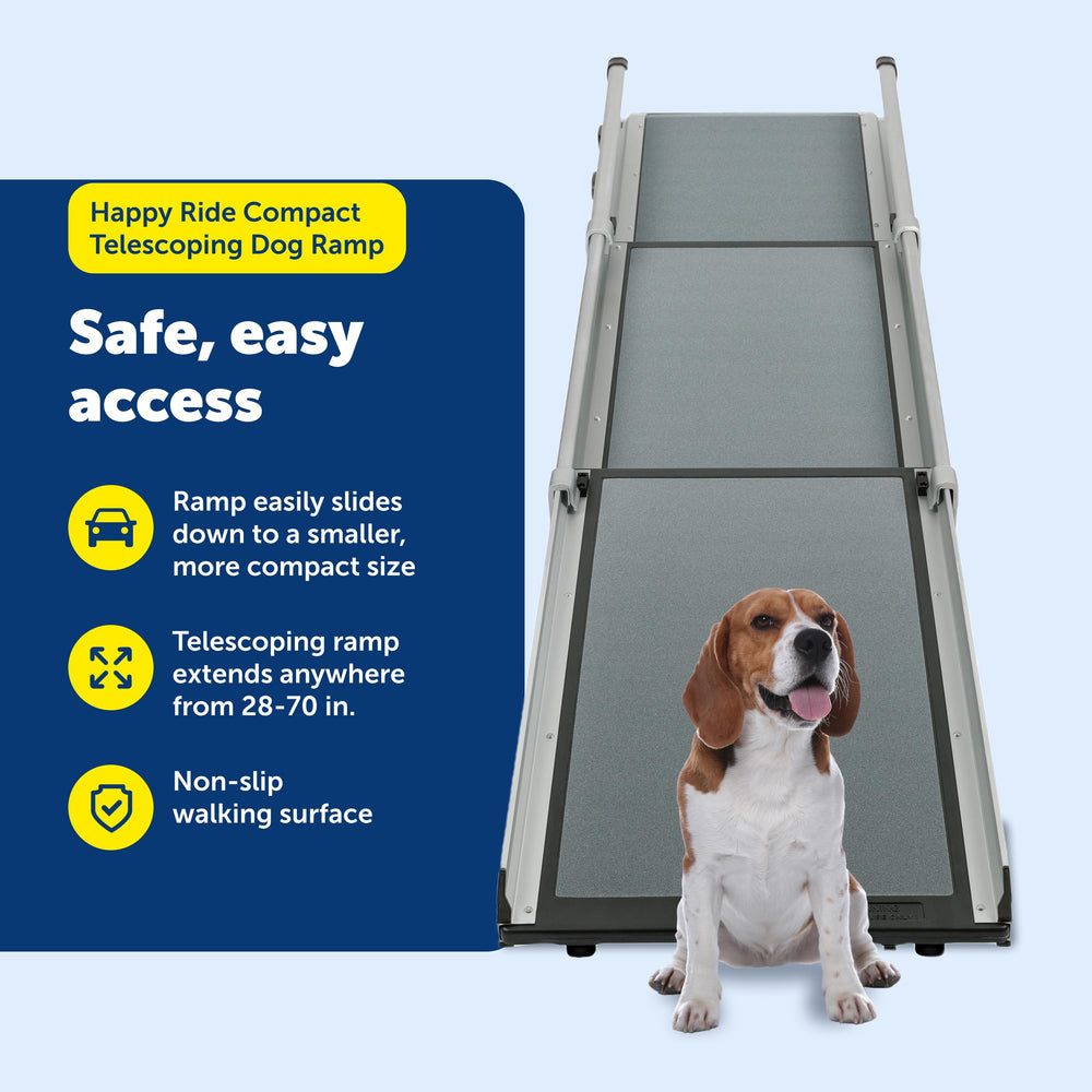 Surface adhérente et rails latéraux PetSafe Happy Ride pour sécurité en déplacement.